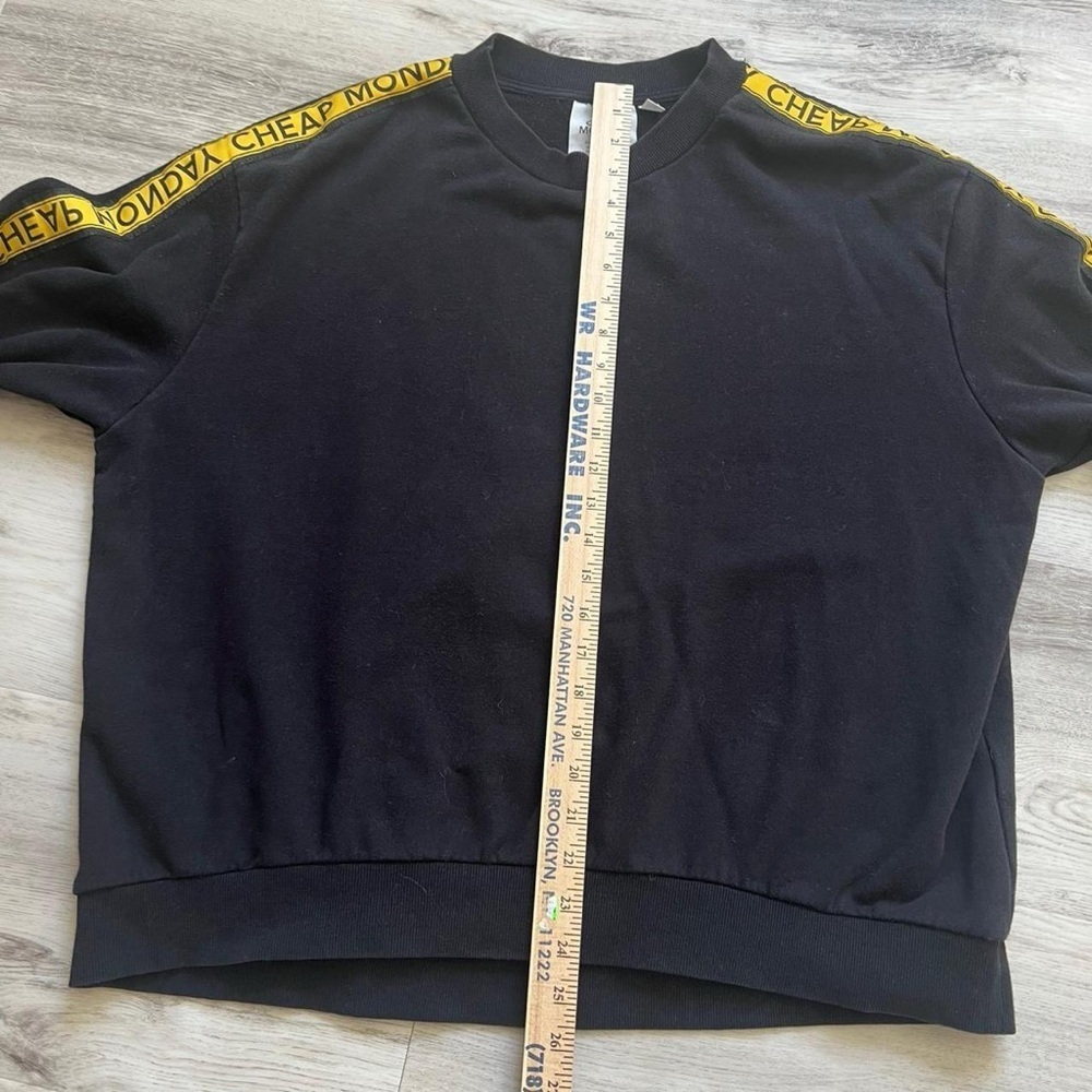 Cheap Monday Black Sweater with Yellow Details - Picture 5 of 5